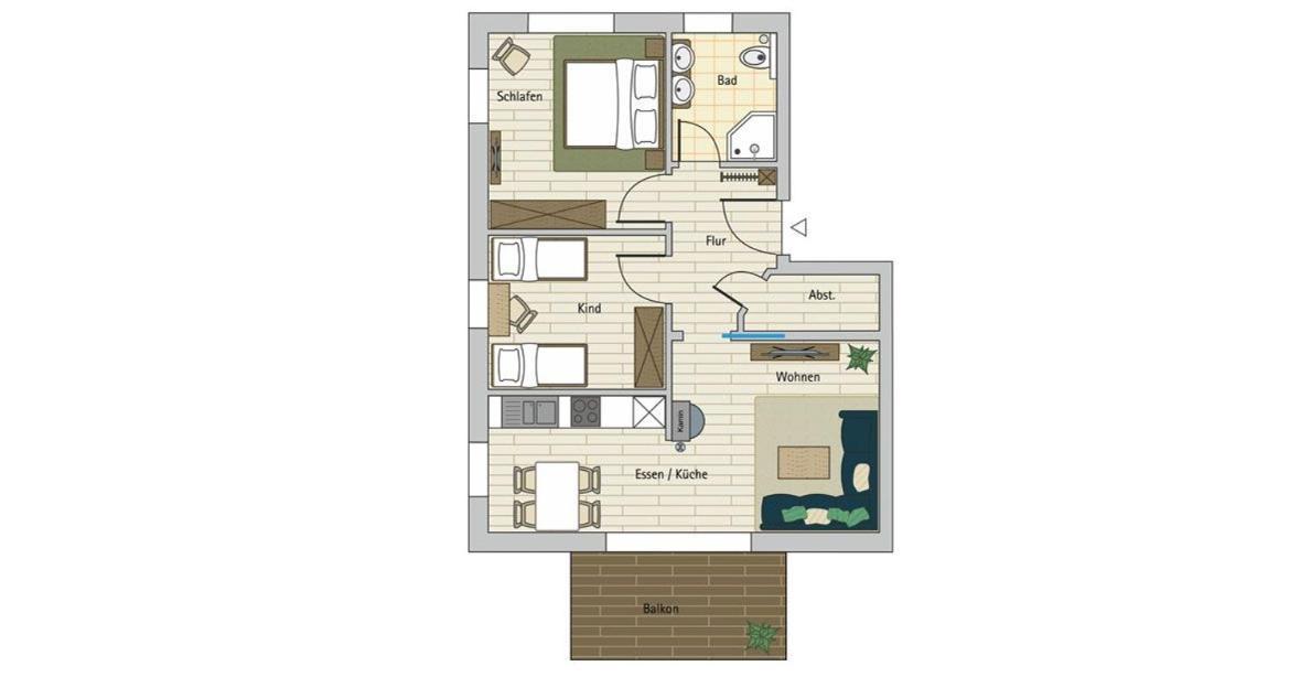 Kuhnle-Tours Ferienwohnung Rechlin Zimmer foto